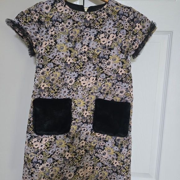 Imoga Black and Purple Floral Dress - Picture 3 of 11